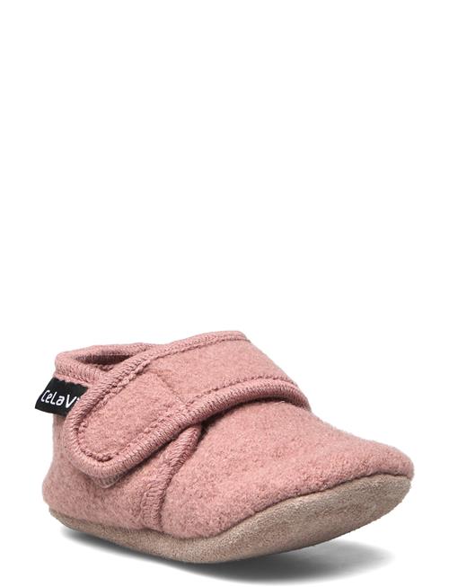 Se CeLaVi Baby Wool Slippers CeLaVi Pink ved Booztlet