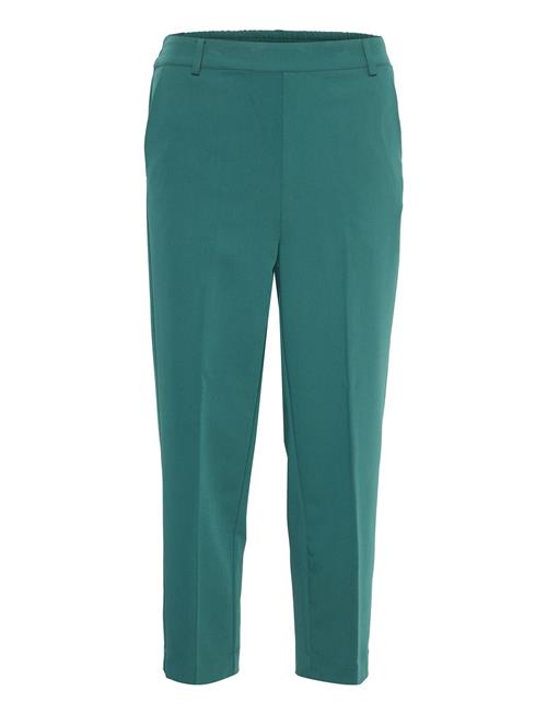 Se Kaffe Kasakura Hw Cropped Pants Kaffe Green ved Booztlet