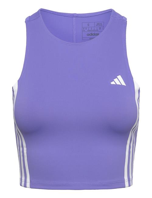 Se adidas Performance Own The Run 3 Stripes Tank Adidas Performance Purple ved Booztlet