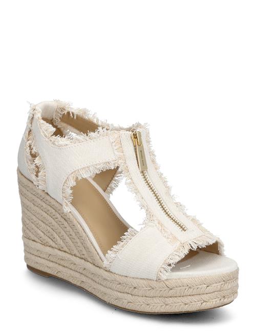 Se Michael Kors Berkley Mid Wedge Michael Kors White ved Booztlet