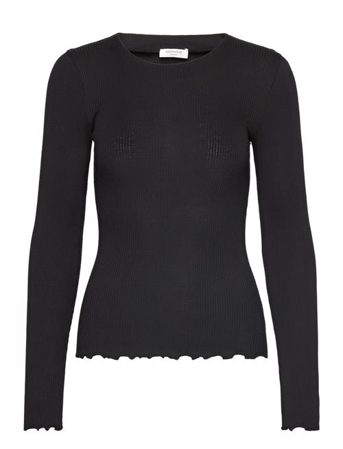 Se Rosemunde Long Sleeve T-Shirt Rosemunde Black ved Booztlet