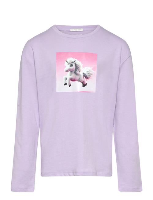 Printed Over Longsleeve Tom Tailor Purple