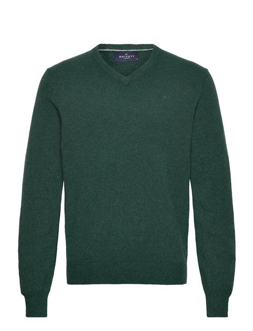 Se Hackett London Lambswool V Neck Hackett London Green ved Booztlet