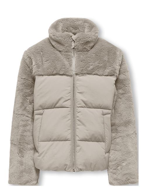 Kids Only Kogwanja Fur Puffer Mix Coat Otw Kids Only Grey