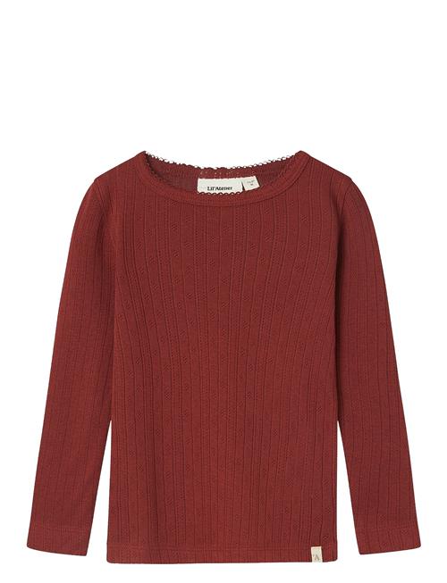 Se Lil'Atelier Nmfrachel Nes Ls Slim Top Hea Lil Lil'Atelier Red ved Booztlet