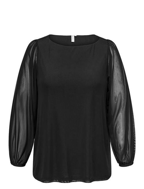 ONLY Carmakoma Carforest Life Ls Boatneck Top Jrs ONLY Carmakoma Black