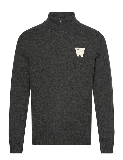 Se Double A by Wood Wood Wwblu Aa Cs Halfzip Double A By Wood Wood Grey ved Booztlet