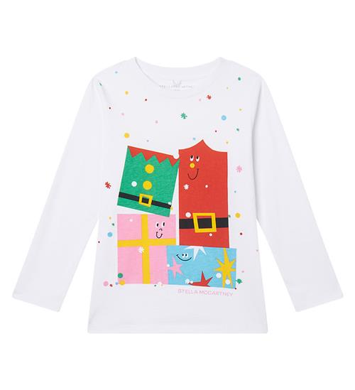 Se Stella McCartney Kids Bluse - Hvid/Jul ved KidsWorld