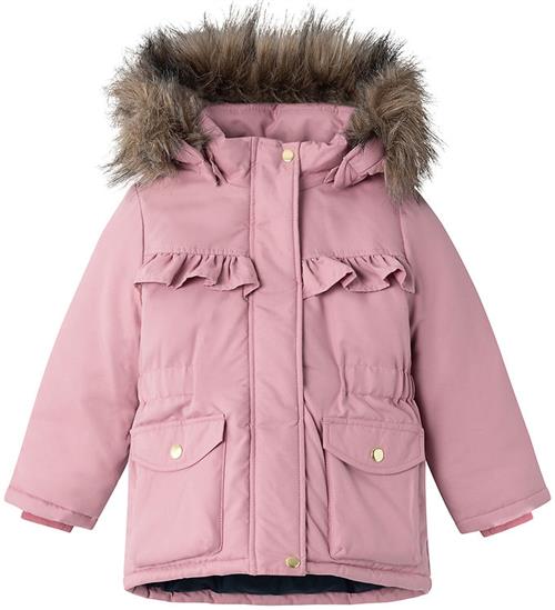 Se Name It Vinterjakke - NmfMaster05 Parka - Lilas ved KidsWorld