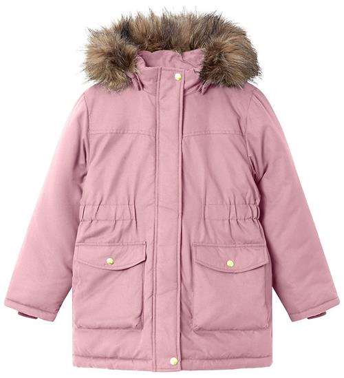 Se Name It Vinterjakke - NkfMaster05 Parka - Lilas ved KidsWorld