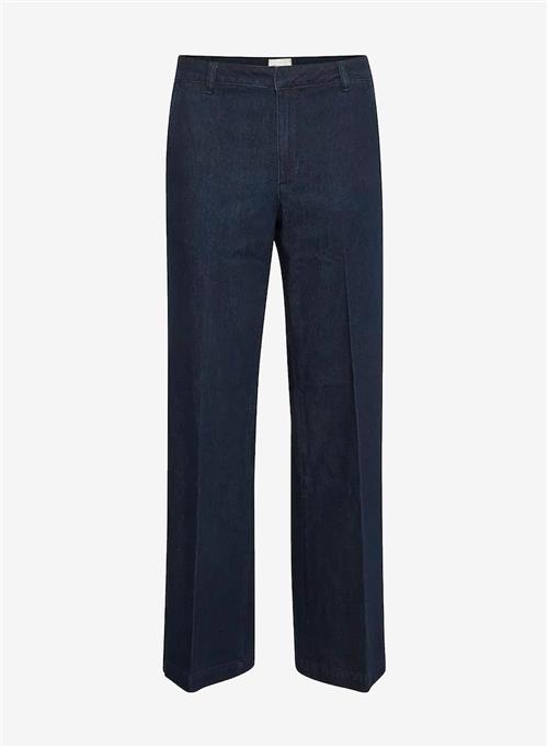 My Essential Wardrobe 30 The Lara 115 Pant Dark Blue Un-Wash