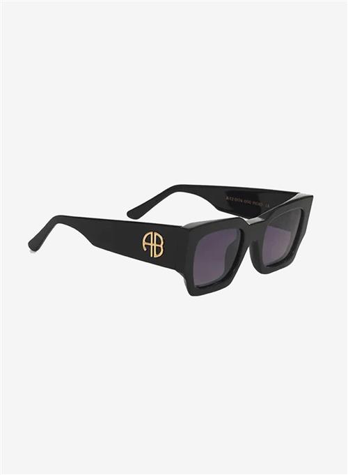 Se Anine Bing Indio Sunglasses Monogram Black ved Number Nine