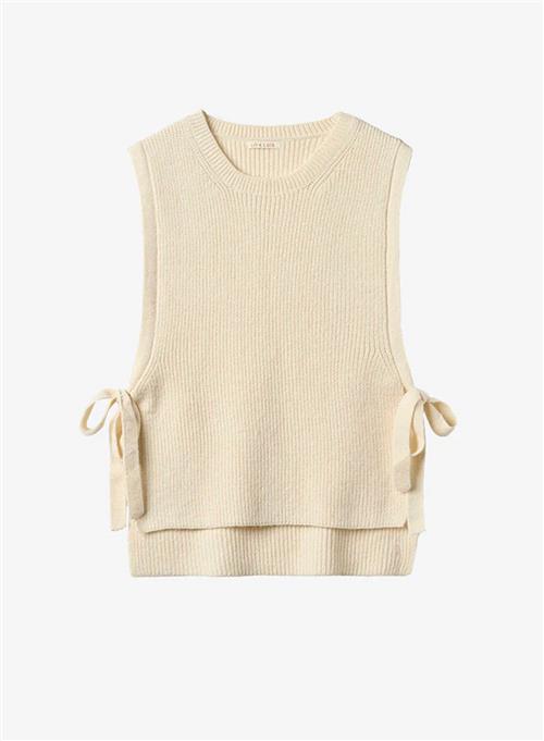 Se Isa Vest Beige ved Number Nine