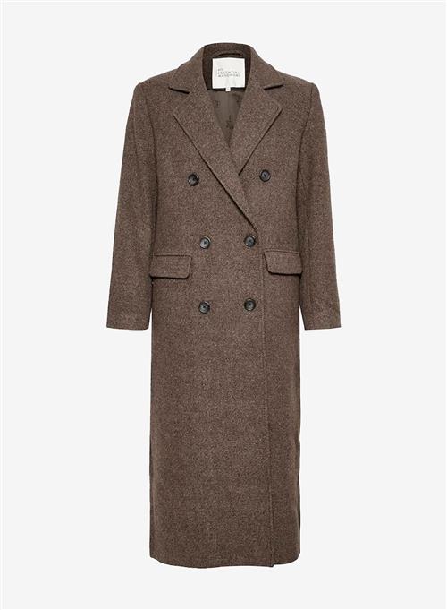 My Essential Wardrobe FrannieMW Coat Seal Brown Melange