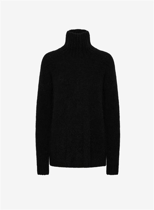 My Essential Wardrobe 11 The Knit Rollneck Black