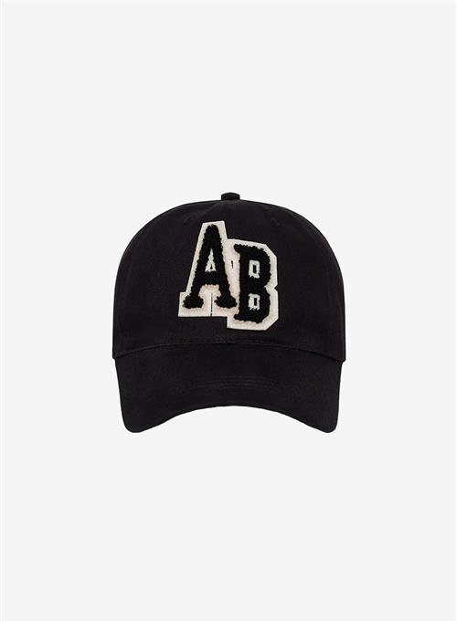 Anine Bing Jeremy Baseball Cap Letterman Black