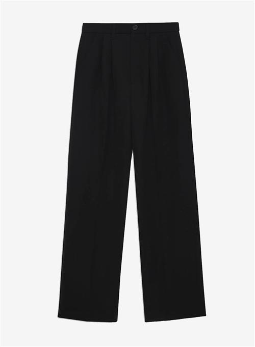 Anine Bing Carrie Pant Black Linen Blend