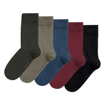 Björn Borg Strømper 5P Essential Ankle Sock Flerfarvet Str 36/40 Herre