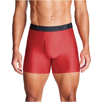 Under Armour 3P Performance Tech Solid 6in Boxers Rød polyester XX-Large Herre