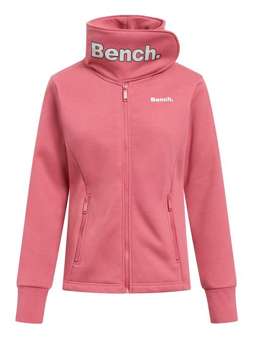 Se BENCH Sweatjakke 'Haylo'  pink / hvid ved About You