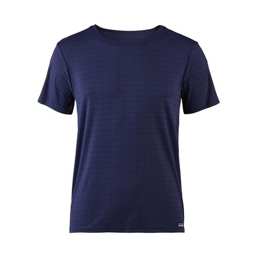 Se BRUNO BANANI Bluser & t-shirts 'Check Line 2.0'  mørkeblå ved About You