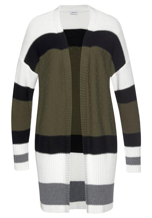 LASCANA Cardigan  bronze / grå / sort / hvid