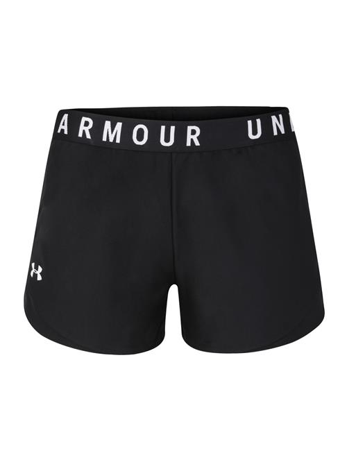 UNDER ARMOUR Sportsbukser 'Play Up 3.0'  sort / hvid