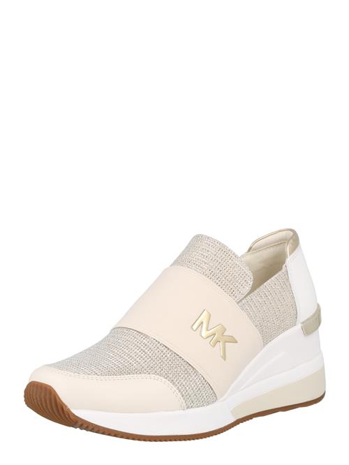 Se MICHAEL Michael Kors Slip On 'FELIX'  champagne / lyserød / hvid ved About You