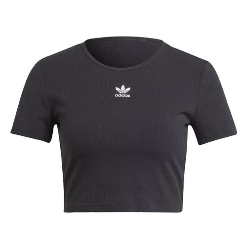 ADIDAS ORIGINALS Shirts 'Essentials'  sort / hvid