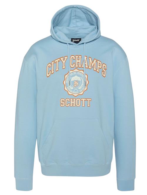 Se Schott NYC Sweatshirt 'Swivan2'  blå / gul / hvid ved About You