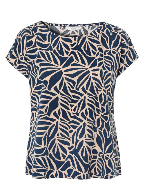 TATUUM Bluse 'Printi'  beige / navy