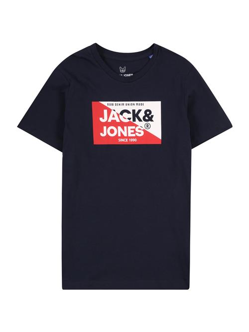 Jack & Jones Junior Shirts 'JJNOLAN'  navy / rød / offwhite