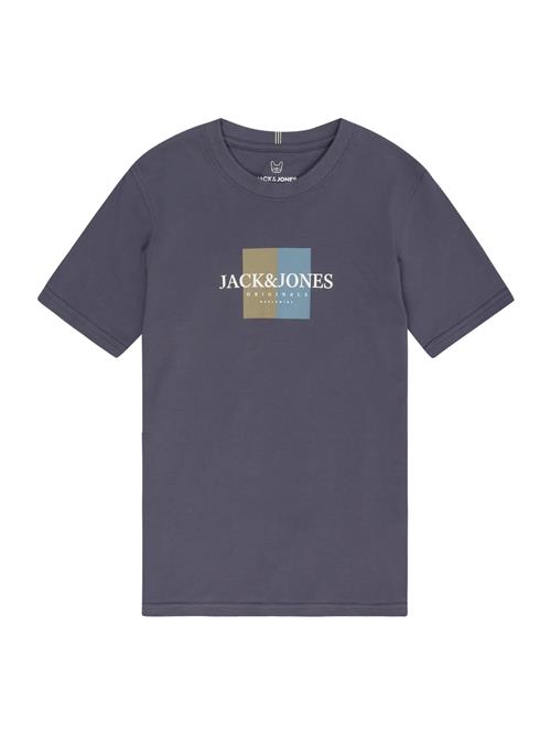 Se Jack & Jones Junior Shirts 'JORFREDERIKSBERG'  natblå / dueblå / khaki / hvid ved About You