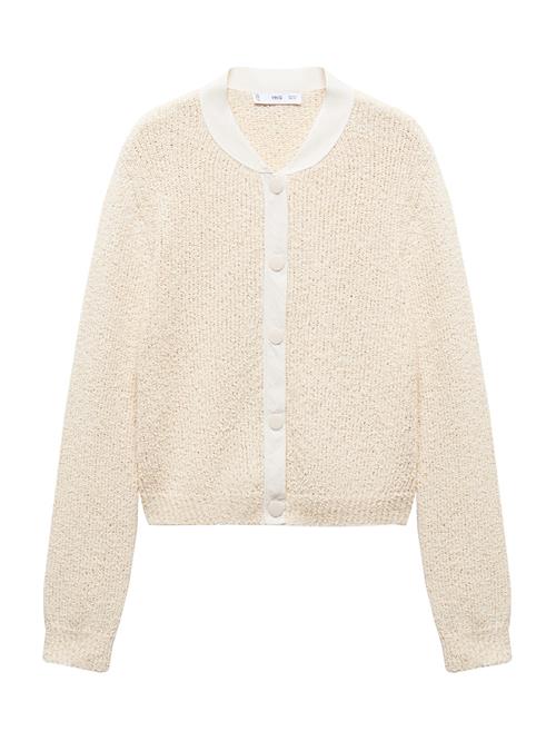 MANGO Cardigan 'Bali'  offwhite / naturhvid