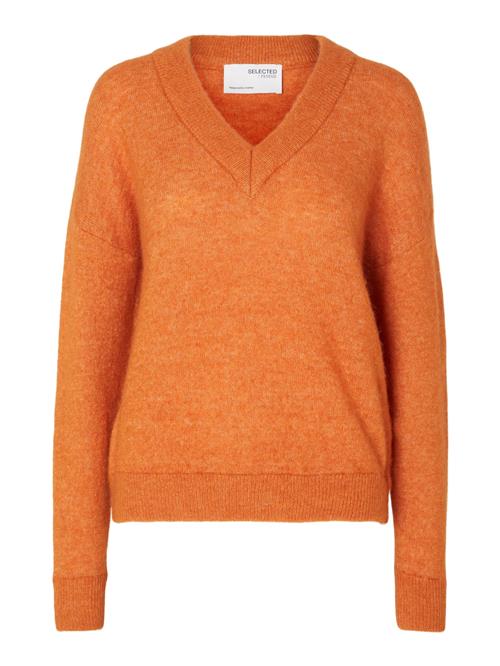 Se SELECTED FEMME Pullover 'Maline'  orange-meleret ved About You