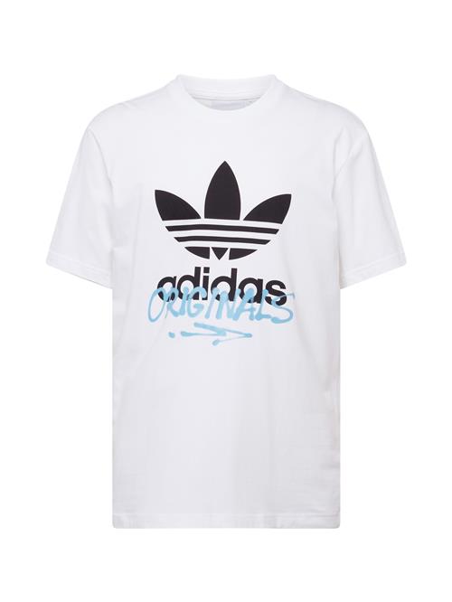 Se ADIDAS ORIGINALS Bluser & t-shirts 'STREET 1'  lyseblå / sort / hvid ved About You