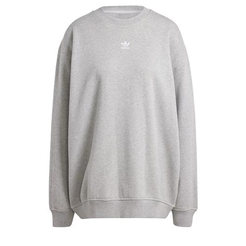 ADIDAS ORIGINALS Sweatshirt 'Essentials'  lysegrå / hvid