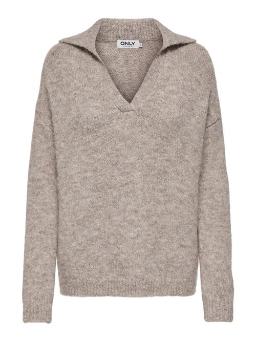 ONLY Pullover 'ONLMAGGIE LIFE'  brun-meleret