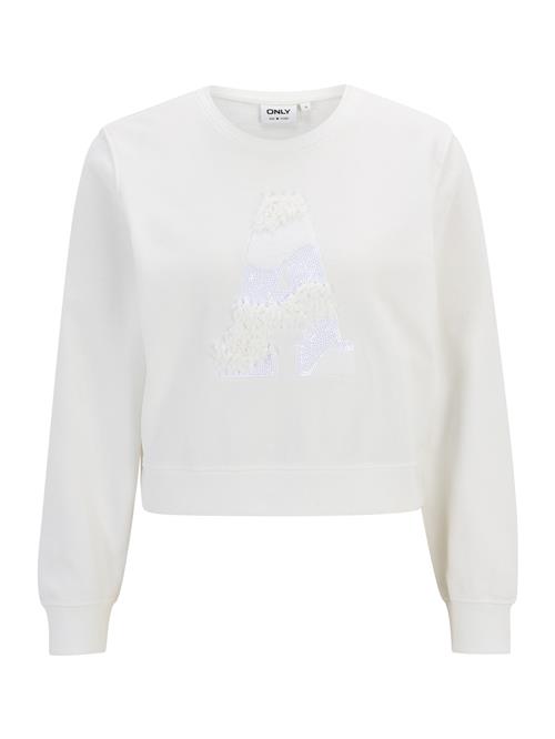 Only Petite Sweatshirt  hvid