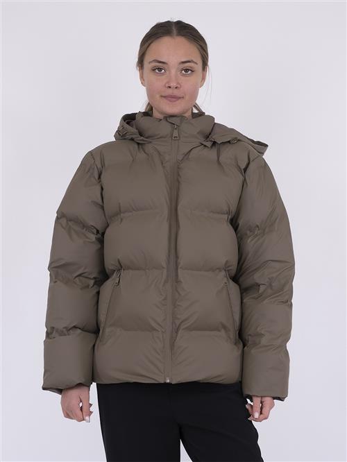 Neo Noir Fox C Water Repellent Puffer Jacket Kvinde Dark Taupe Dunjakker Str 40 - hos Magasin