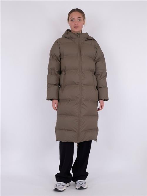 Neo Noir Viviana C Water Repellent Puffer Jacket Kvinde Dark Taupe Overgangsjakker Str 42 - hos Magasin