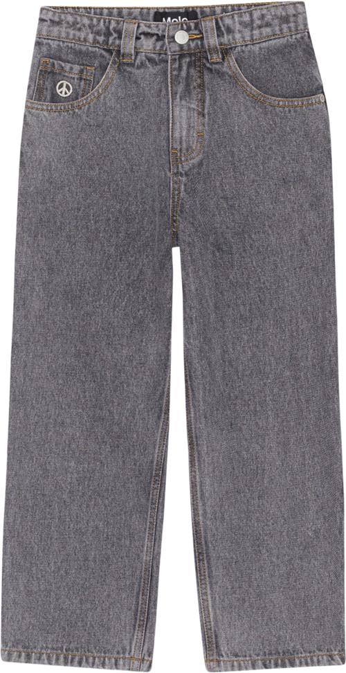 Molo Aska Str 9 år / 134 cm - Sort Jeans Bomuld hos Magasin