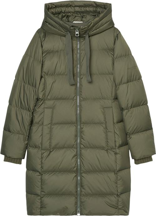 Marc O’Polo Water Repellent Down Puffer Coat Kvinde Olive Crop Dunjakker Str 40 - hos Magasin