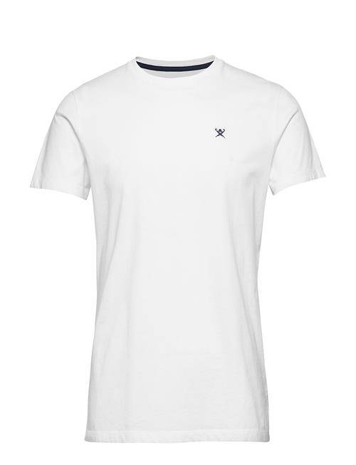 Se Hackett London Ss Logo Tee Hackett London White ved Booztlet