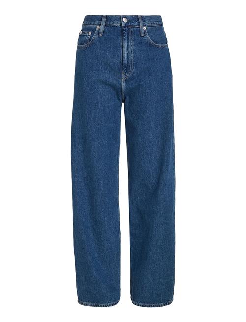 Se Calvin Klein Jeans High Rise Relaxed Calvin Klein Jeans Blue ved Booztlet