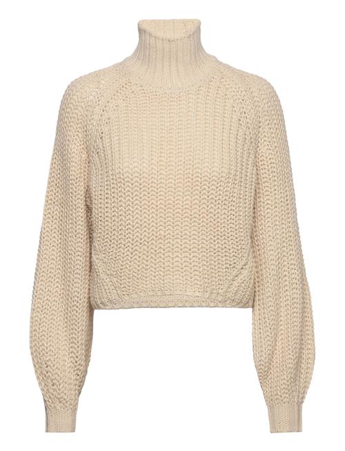 JJXX Jxkelvy Chunky High Neck Knit Noos JJXX Beige