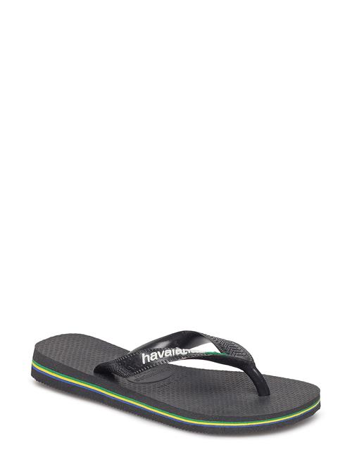 Hav. Brasil Logo Havaianas Black