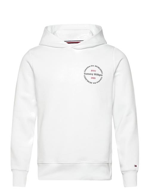 Se Tommy Hilfiger Hilfiger Roundel Hoody Tommy Hilfiger White ved Booztlet