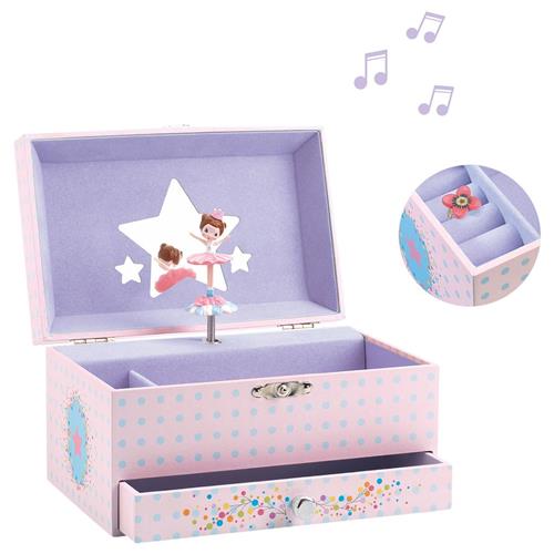 Se Djeco The Ballerina's Tune Musik Boks | Lyserød | 3-6 ved Babyshop