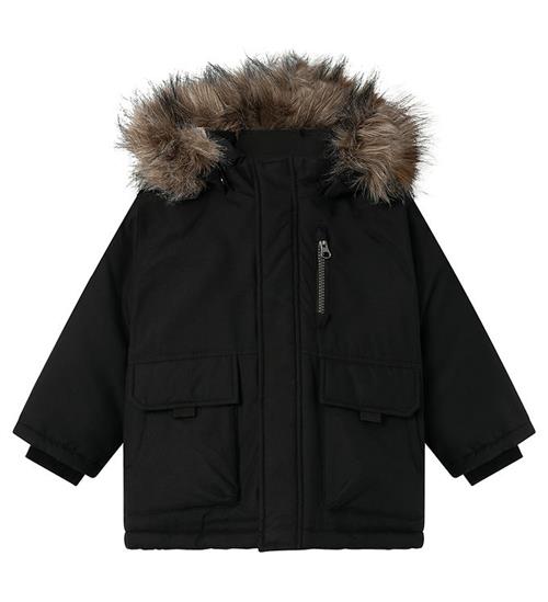 Se Name It Vinterjakke - NmmMaster05 Parka - Sort ved KidsWorld